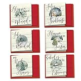  Mp4981 Muy Bueno Vacances carte de Noël – Nobleworks par Motif, d\'art par Carol Robinson/Rig 12 Assorted Christmas Note Cards (MQ4981XSB-B2x6)