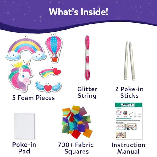 Image of Skillmatics Art & Craft Activity Magic Unicorn Dream Decoration - Mess Free Art for Kids, DIY Kits, Creative Activity, Fine Motor Skills, Gifts for Kids 4 5