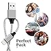 HOVAMP MFi Certified 6Pack[3/3/6/6/6/10ft] Nylon Braided iPhone Charger Lightning Cable Fast Charging&Syncing Long Cord Compatible iPhone 11Pro Max/11Pro/11/XS/Max/XR/X/8/8P/7 and More-Silver&White