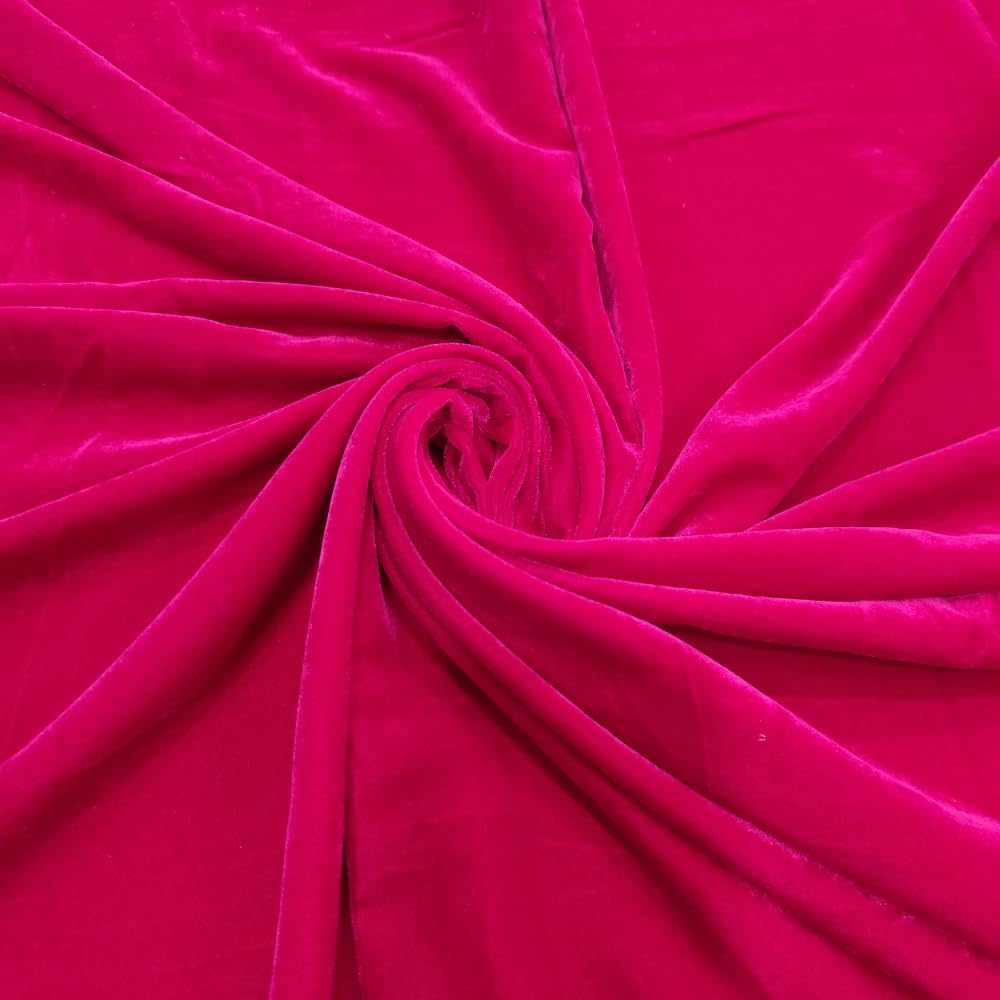 Unstitched Blouse Fabric Material | Unstitched Blouse Pieces | Multipurpose 9000 Velvet Fabric for Women's Blouse - Soft, Smooth, and Silky-image-49