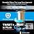 Frizzlife 40&100 Micron Spin Down Sediment Filter with Built-in Scraper, Reusable Whole House Pre-Filter for City/Well Water, Washing Machine, Flushable Filtration, BPA Free, 1"&3/4" NPT, JB40-100