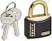 ABUS T84MB/30 C KD 30mm All Weather Solid Brass Keyed Different Padlock, Black