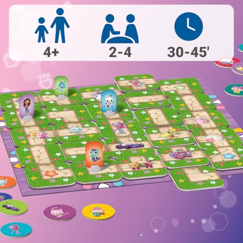Gabby’s Dollhouse Labyrinth Junior juego de mesa miniatura 2