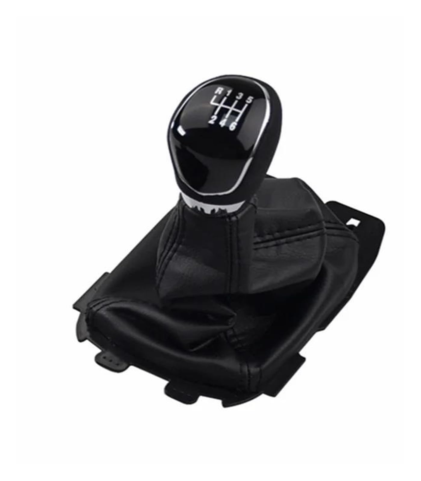 Mocalux Black Gear Stick Shift Lever Knob For Ecosport 2013-2018 Manual 5/6 Speed Car Shift Gear Knob Boot Lever Modification Parts(For 5 Speed)