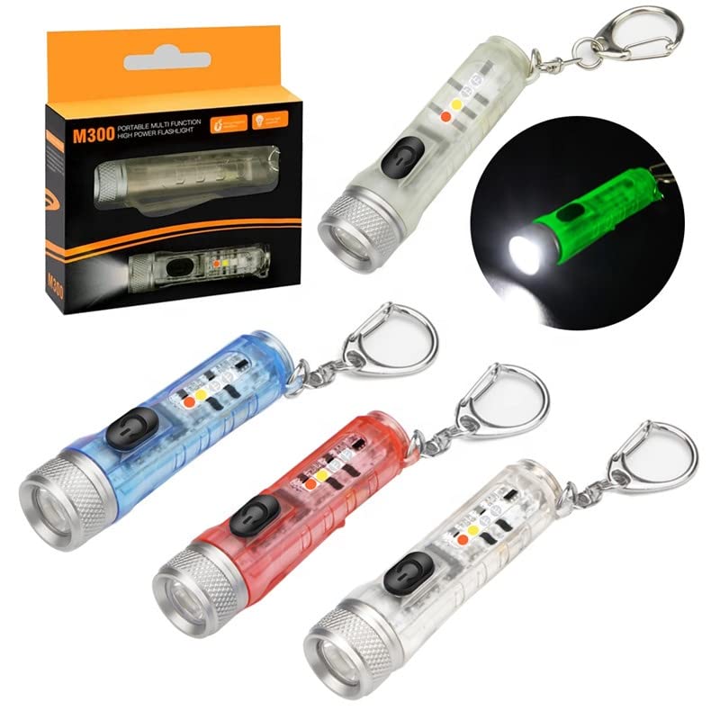 Lampe Torche LED UV Rechargeable BORUiT EV15 – Porte-clés EDC 1100 Lumens IP66