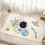 お風呂 浴槽内滑り止めマット PVC製 衝撃吸収 吸盤付き 動物柄 かわいい 転倒予防 防カビ スタイル25 介護 浴室内バスマット 60*90cm 柔軟性 多場所使用 おしゃれ 洗い場 シャワー マッサージ機能