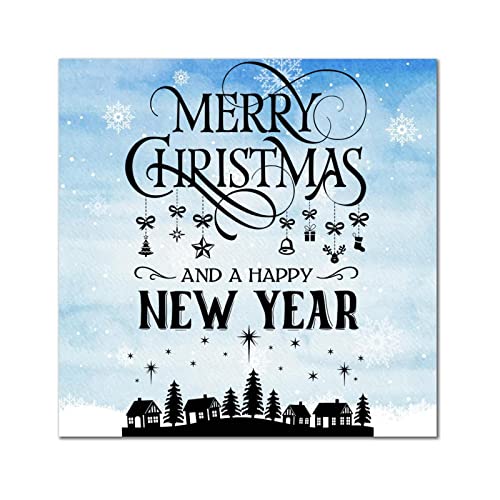 Panneau mural en bois Merry Christmas pour habiller un mur vide avant les fêtes
