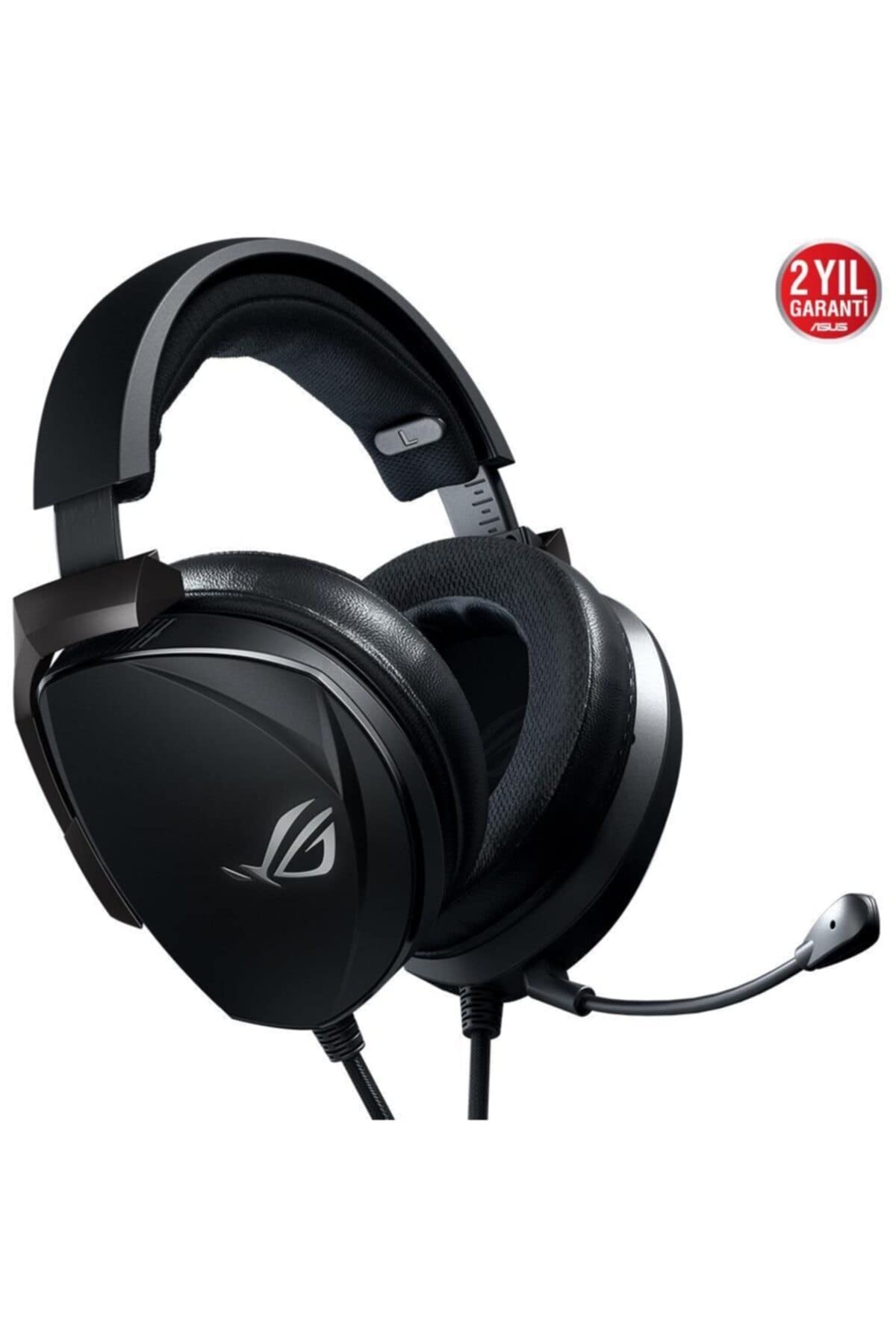 ASUS ROG Theta Electret - Casque Gaming avec transducteur électret Essence - Woofer en néodyme - Son Haute-fidélité - Basses dynamisées - Microphone intégré - Compatible PC et Consoles