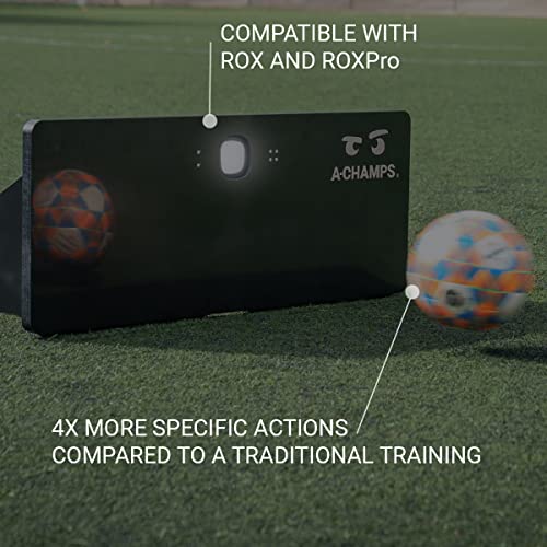 Soccer Rebounder Go Board: Improve Your Skills With Portable 2-Angle Wall Trainer + Free App. Compatible With Rox & Roxpro #TOP3