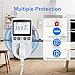 KETOTEK Watt Meter Power Meter Plug Electricity Usage Monitor, Energy Monitor with Backlight, Kilowatt Meter Socket Outlet, Voltage Amps Power Consumption Meter, Overload Protection