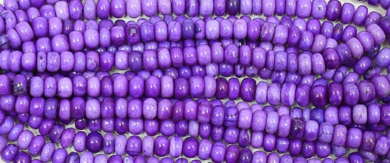 Perles en opale violette naturelle haut de gamme pour création de bijoux d'exception
