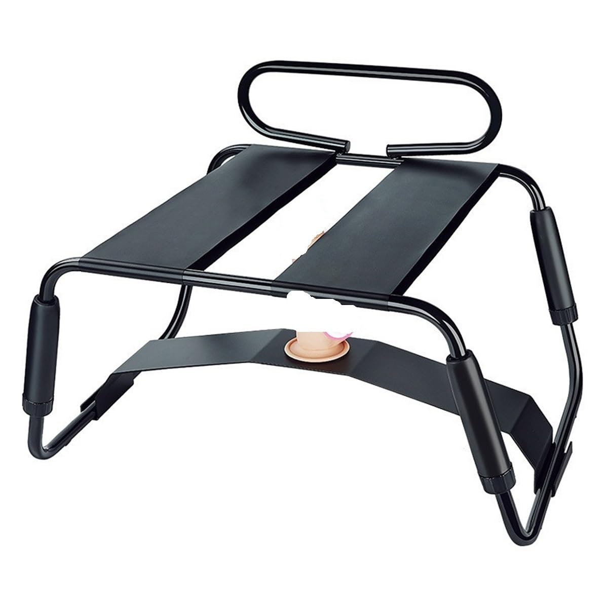 Chaise sexuelle, siège sexuel polyvalent réglable, chaise rehausseur de position sexuelle, jouet fantaisie avec main courante pour couples(Armrest type with L dildo)