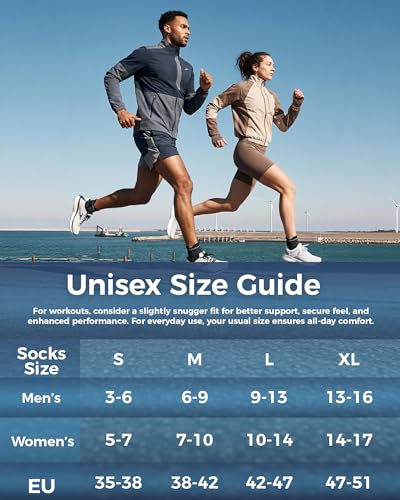 Hephatania Coolmax Performance Ankle Running Socks 3 Pairs Cushion Padded Breathable Athletic Socks for Men Women - Image 6