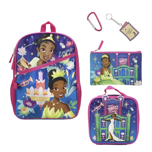 BIOWORLD Womens Kid Disney Princess Backpack Set (Little Kid/Big Kid) Purple 1 Onesize