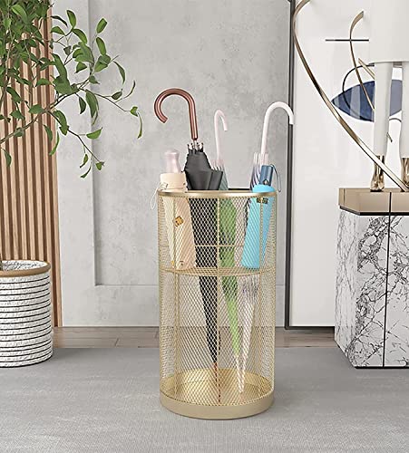 Porte-parapluies en maille métallique avec base de récupération - 5