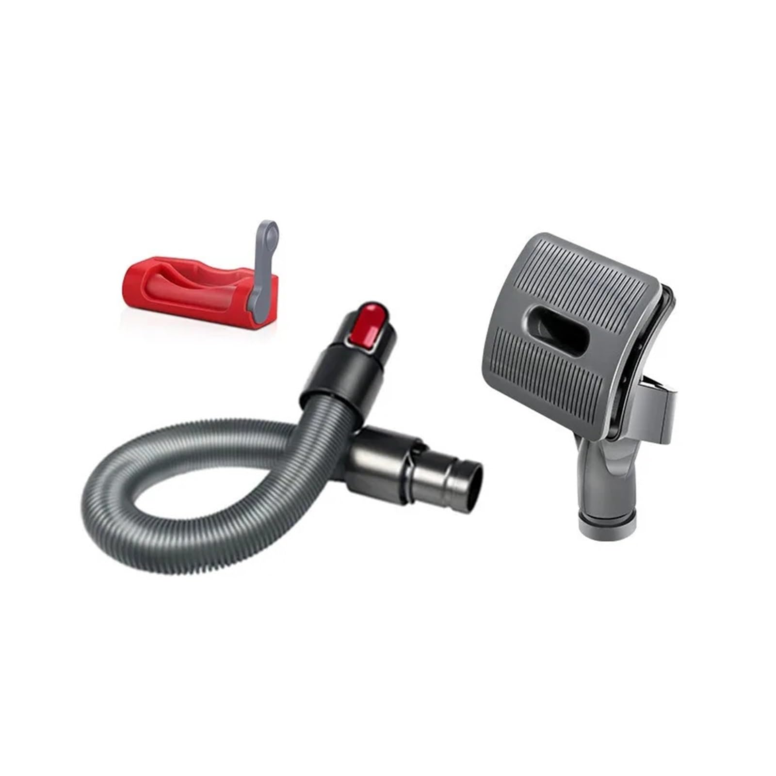 Hyqcfdes Three-Piece Set Flexible Extension Hose Replacement, Compatible With Dyson, For V6 Dc34 Dc44 Dc58 Dc74 Sv03(Three-Piece Set)