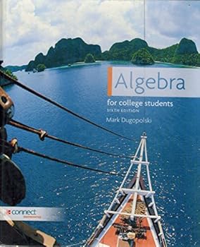 Hardcover Algebra for College Students Sixth Edition Book