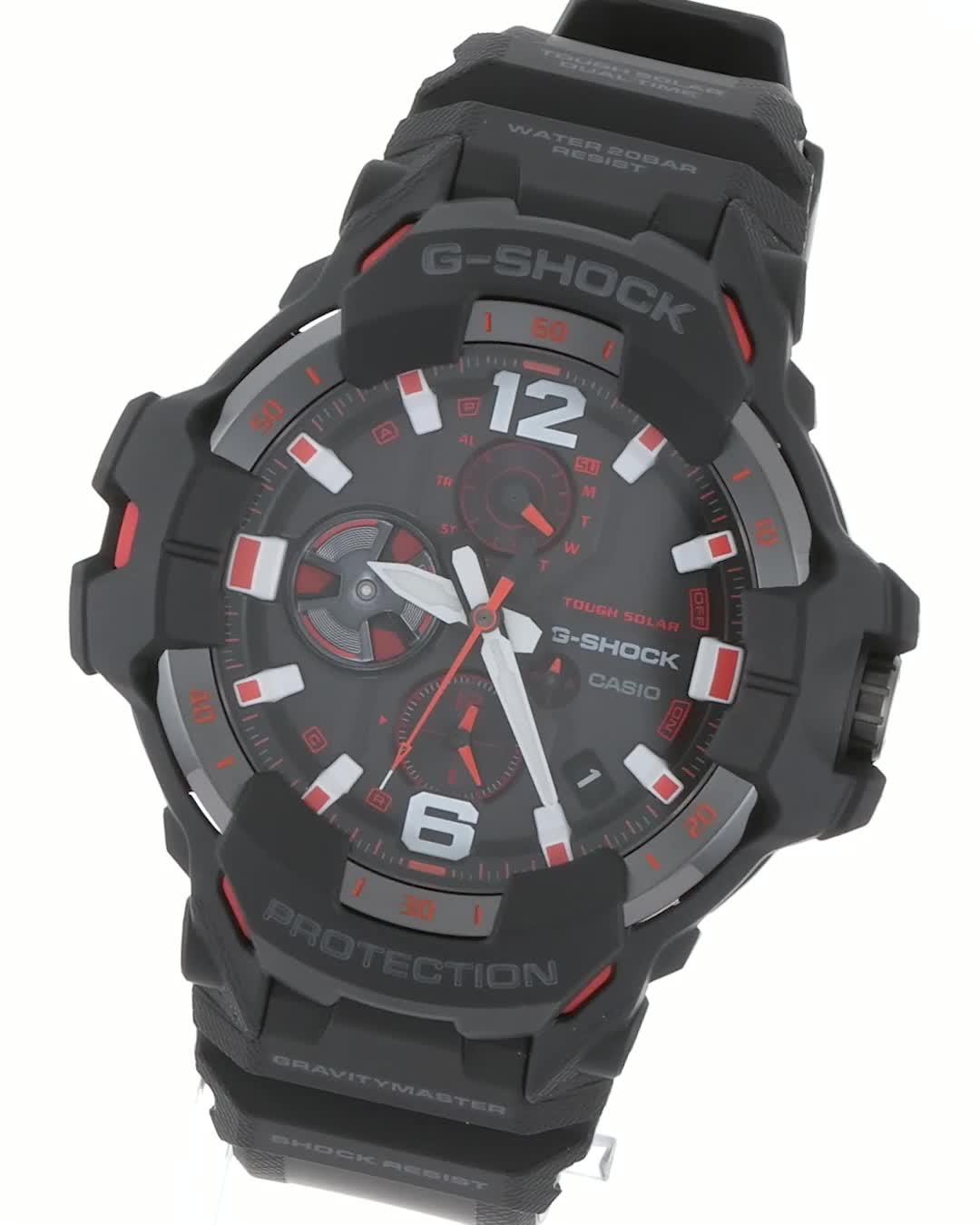 G-SHOCK GRAVITYMASTER 電波ソーラー メンズ ブラック GWR-B1000-1A1JF | CASIO