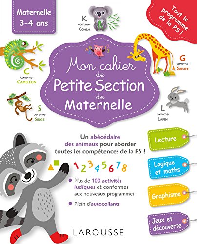 livre Mon grand cahier Larousse de la maternelle : petite section