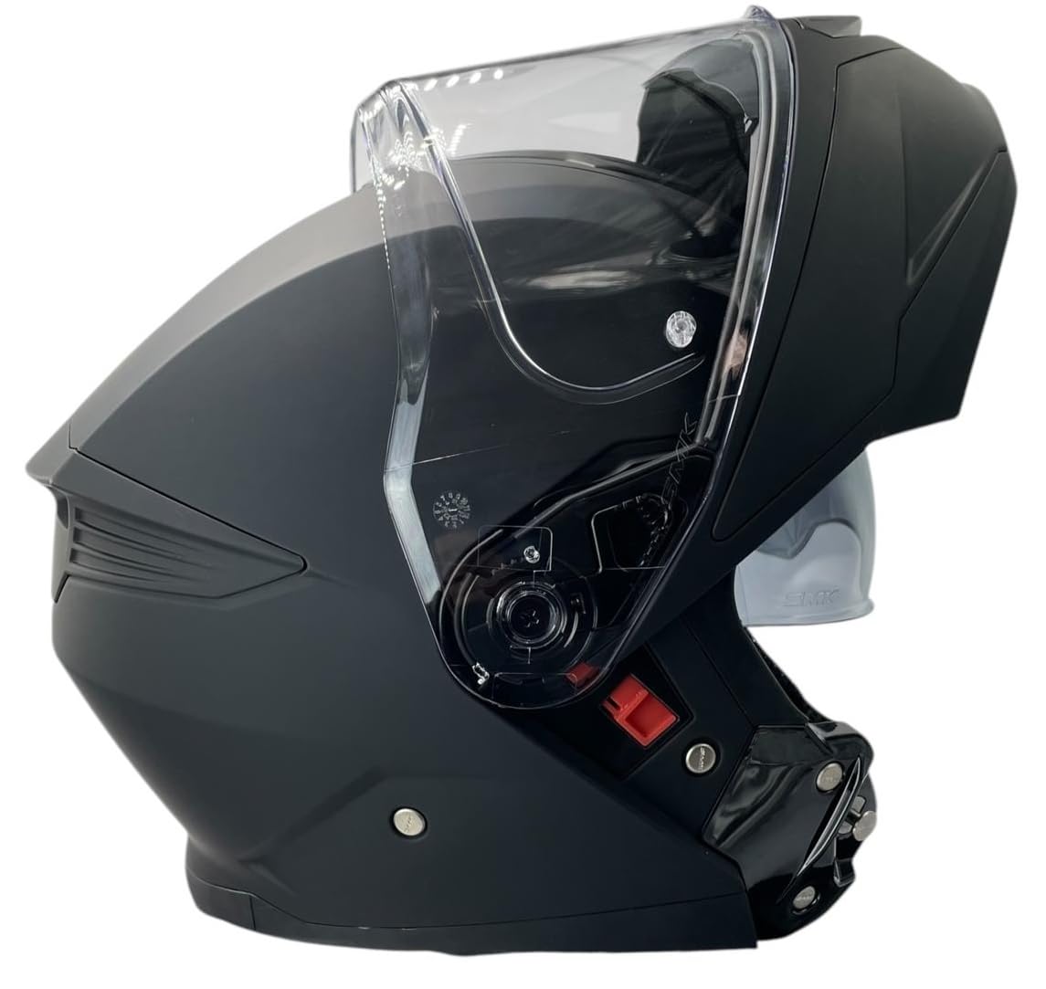 SMK Gullwing Helm, Mattschwarz, Modular SV
