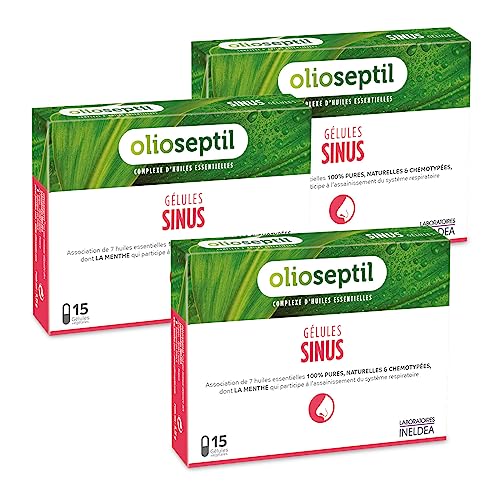 OLIOSEPTIL - Gélules Sinus - Complexe de 7 Huiles Essentielles