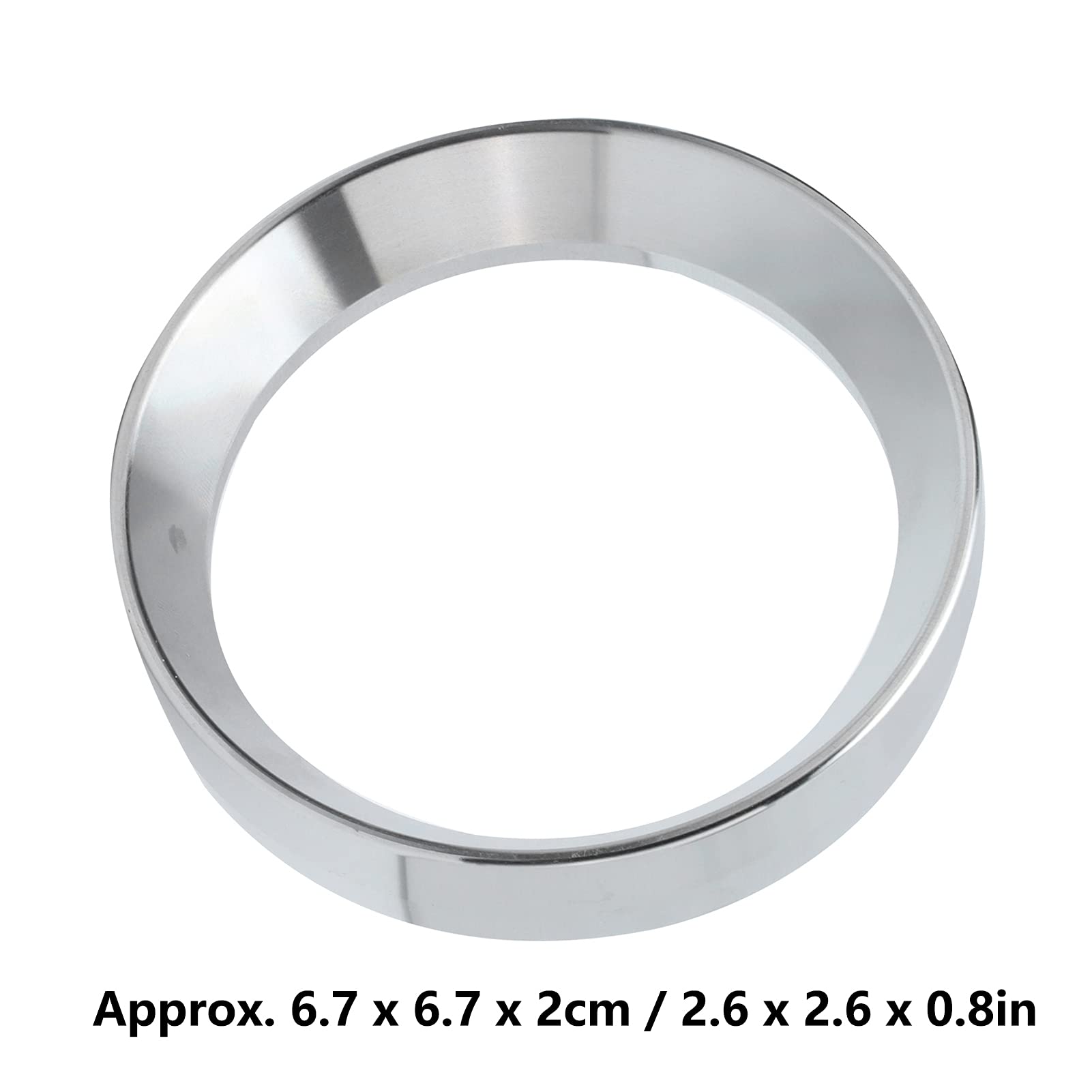 Anillos de café en polvo Diseño magnético Boca ancha Evita que el polvo vuele Fácil de limpiar Anillos de dosificación inteligentes para cafetería Uso doméstico Acero inoxidable