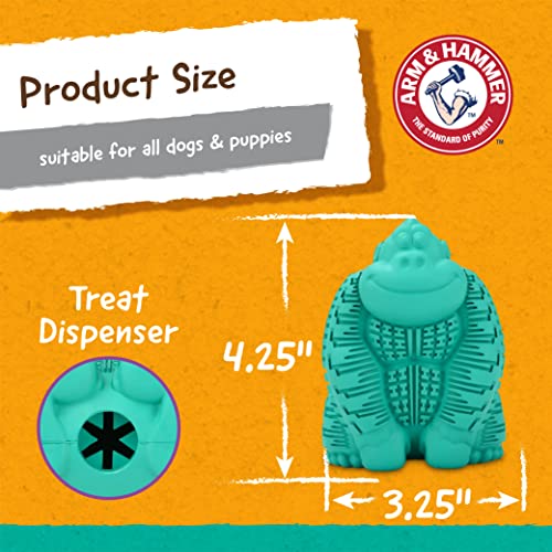 Arm & Hammer Super Treadz Gorilla Dental Dog Chew Toy, Large - image 6