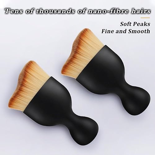 Miniatura 4 de 2 cepillos para detalles de automóvil, cepillo de lavado de auto, cepillo de limpieza interior de automóvil, ideal para interiores, exteriores,