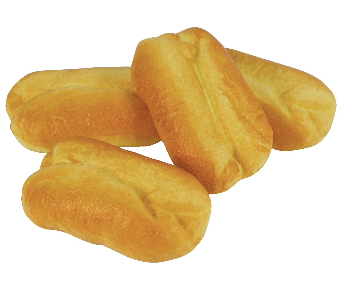 Props4shows Plastic Bread Rolls - Pack Of 4