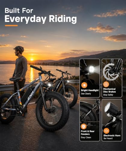 Image of ZNH Electric Bike for Adults, Peak 1000W Ebike 20 Mph & 80 Miles