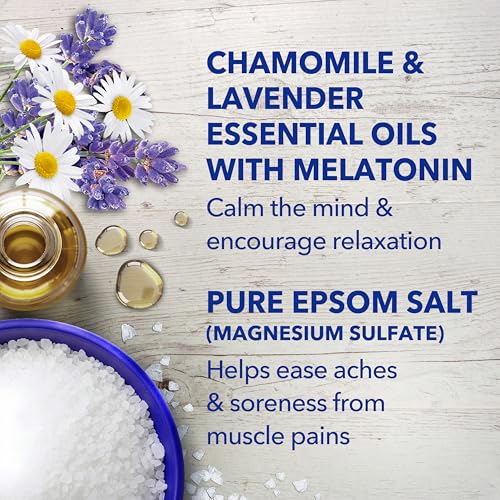 Dr Teal's Epsom Salt Magnesium Soak, Sleep Blend with Melatonin, Lavender & Chamomile Essential Oils, 3 lbs - image 6