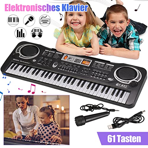 HpLive 61 clés clavier pour enfants, clavier électronique pour piano débutant Clavier électronique portable avec… - Les Beatles, Paul McCartney, John Lennon, RIngo Starr, George Harrison HpLive 61 clés clavier pour enfants, clavier électronique pour piano débutant Clavier électronique portable avec… – Image 7