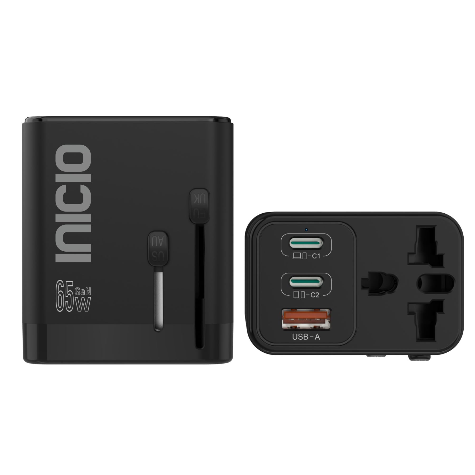 See full amazon price history chart for INICIO Universal Travel Adapter with 65W Type C PD,1 QC3.0 3 Port Worldwide Charger UK,EU,AU,US Plugs, International Plug Converter for USB C MacBook Pro Air iPhone iPad Galaxy Tablets & Phones,Black INICIO Universal Travel Adapter with 65W Type C PD,1 QC3.0 3 Port Worldwide Charger UK,EU,AU,US Plugs, International Plug Converter for USB C MacBook Pro Air iPhone iPad Galaxy Tablets & Phones,Black (B0BLK1SRLY) Amazon Price History, Amazon Price Tracker