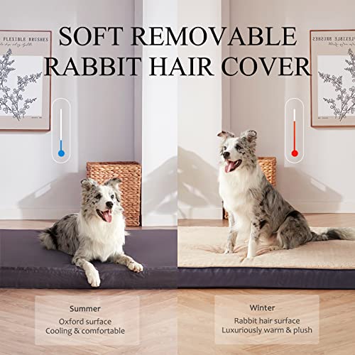 Bdeus Orthopedic Dog Beds For Small, Medium, Large Dogs Up To 50 To 100 Lbs Dogs/Cats Egg Crate Foam Pet Mat With Removable Washable Cover - Waterproof Dog Bed #TOP5