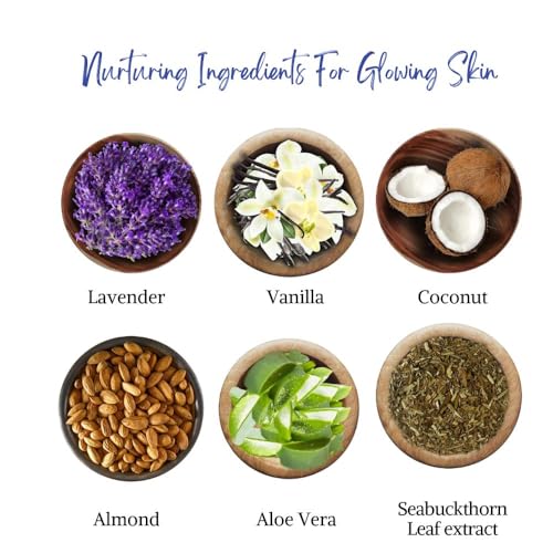 Image of BodyHerbals Lavender Essentials Bath & Body Gift Set for Women & Men - 6 Pcs Skin Care Kit | Vegan Luxury Gift Box for Birthdays, Anniversaries, Weddings, , Gift & Special Occasions