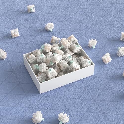 Image of Gateron Milky Yellow Green Tea Pro V3 Keyboard Switches,Pre-lubed 5-Pin Tactile Switches with Light Guide Pole for MX Mechanical Gaming Keyboard(Pro Brown V3,10Pcs)