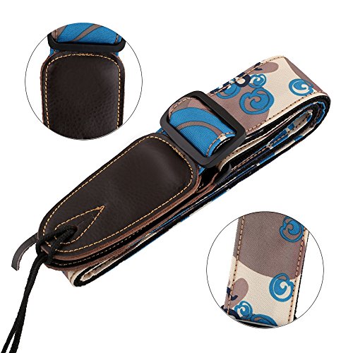 Materiale ampio e morbido stile Mugig Guitar Strap...