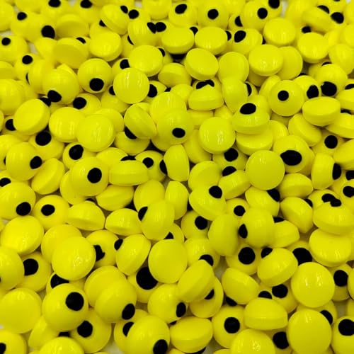 Image of Candy Eyes for Decorating Edible Yellow Candy Eyes Eyeballs Halloween Sprinkles for Cake Cupcakes Toppers Cookies Baking Decoratings Christmas