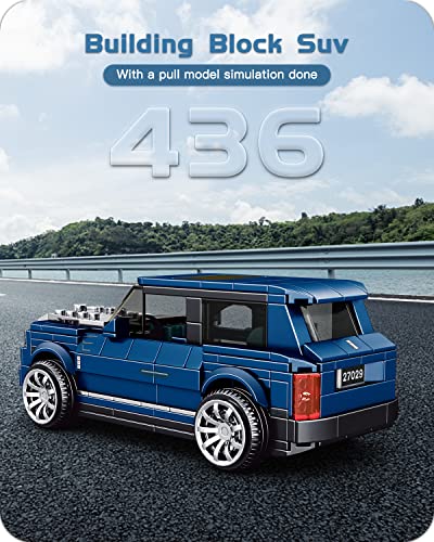 Mould King Rolls-Royce Cullinan Car Toy Building Sets With Acrylic Display Case, Collectible Model Car Toys Building Blocks 27029, Cool Simulation Cockpit Speed Racing Cars For Kids 8+(474 Pieces) #TOP1