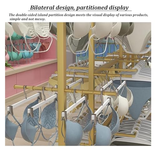 Appendiabiti per abbigliamento, Appendiabiti per abiti, Appendiabiti boutique, Display per biancheria intima al dettaglio, Scaffali per abbigliamento commerciale per negozi, Attrezzature boutique di