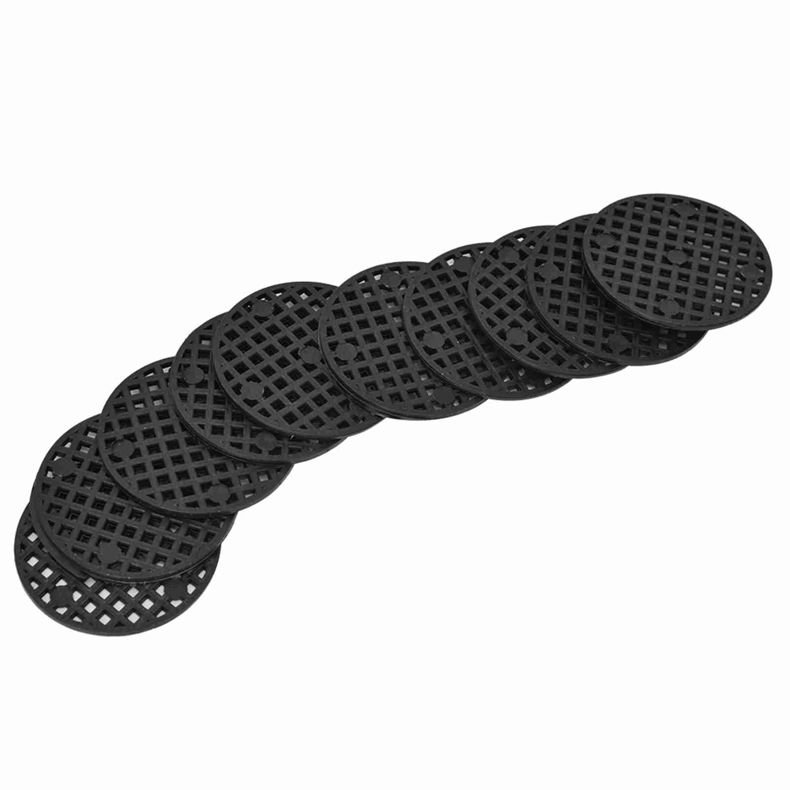 Jelquix Flower Pot Pad, Durable Mesh Mat for Soil Retention and Drainage, Suitable for Flower Pots, Bonsai & Gardening, 10PCS - 4.5cm/1.77in Round (4.5cm/1.8in)