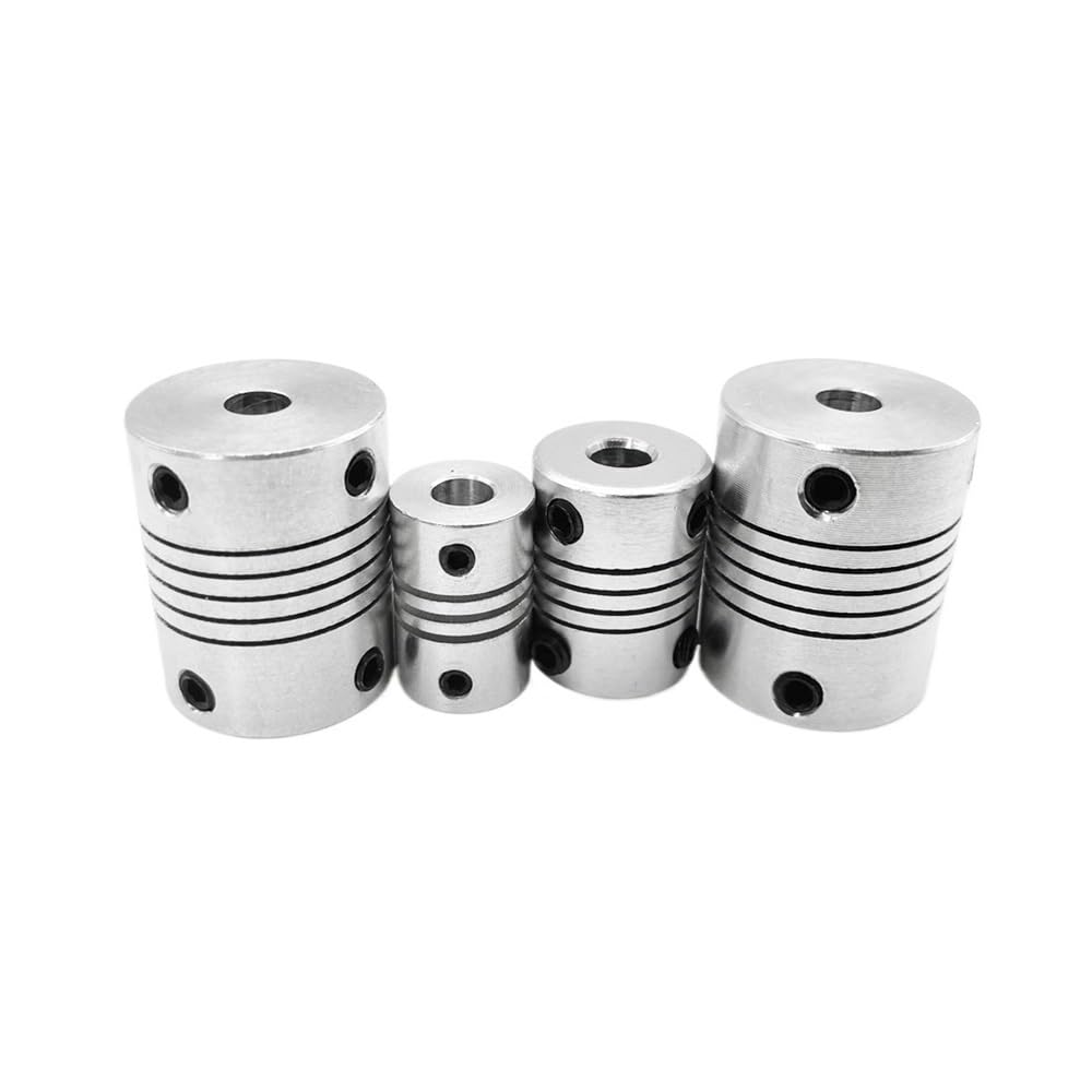Raccord universel pour machine-outil avec moteur pas à pas CNC, arbre flexible, trou intérieur 4/5/6/6,35/8/10/12 mm (8 mm à 12 mm)