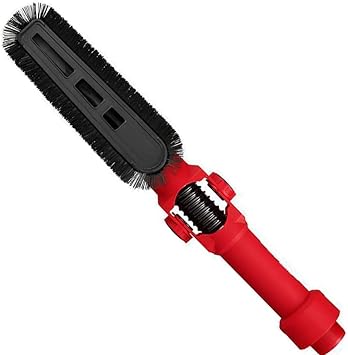 49-90-2027 for Milwaukee Low-Profile Pivoting Brush Tool 360 Degree Rotation, Compatible with Other Wet/Dry vac Brands (1-1/4”, 1-7/8”, 2-1/2”)