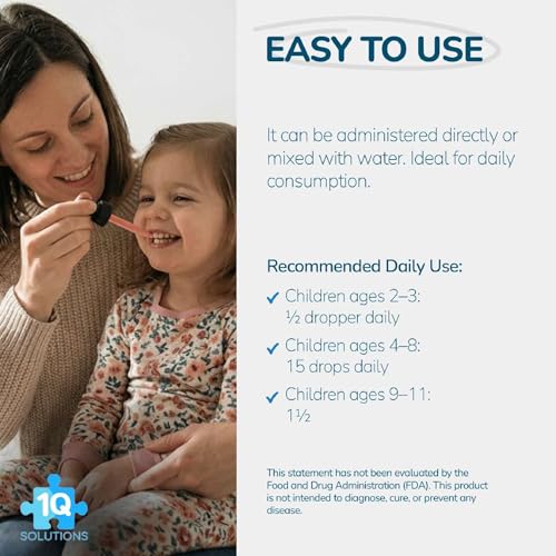 Image of 1Q Relax Liquid Calm Natural Drops for Kids & Toddler| Magnesium Glycinate, L-Theanine & L-Glycine |No Melatonin, Sugar-Free, Non-GMO | Advanced Absorption| Gentle Mood, Bedtime & Sleep Support| 2floz