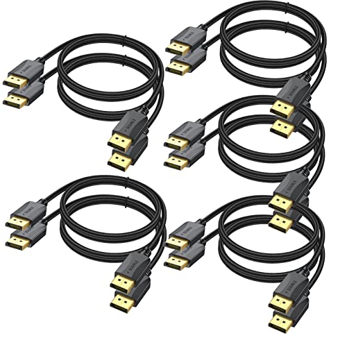 Cable DisplayPort para eliminar parpadeos en monitores 2K 165Hz cable delgado DP de 6 pies