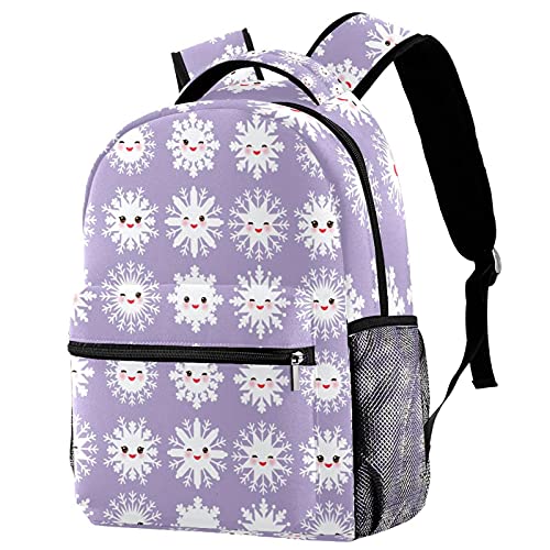 Sac à dos flocon de neige ergonomique contre le mal de dos des étudiants