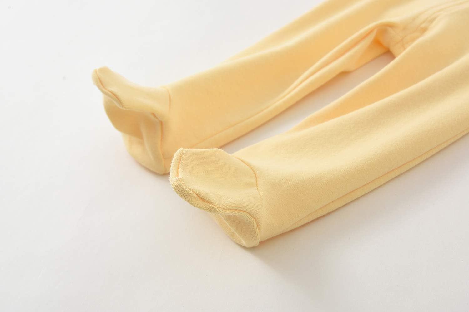 HahaNice Pantalones de bebé con pies ropa recién nacido-12 meses, paquete de 2