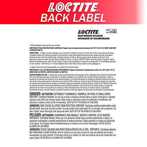 Loctite 194080 Rear Window Defogger Tab Adhesive, 0.03/0.02 fl. oz