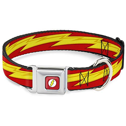 Collier pour chien en acier et polyester haut de gamme Flash Bolt Stripe - 2