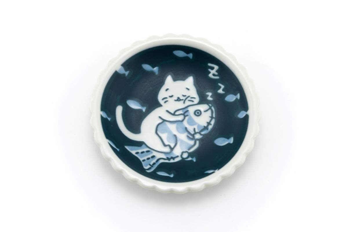 ○Blue dish○３１×２３○ALUMINIA・ Cop◇希少◇ Zombie Poodles Dinner Plate 11 - Calamityware®